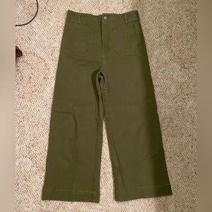 Olive Wide Leg Pants